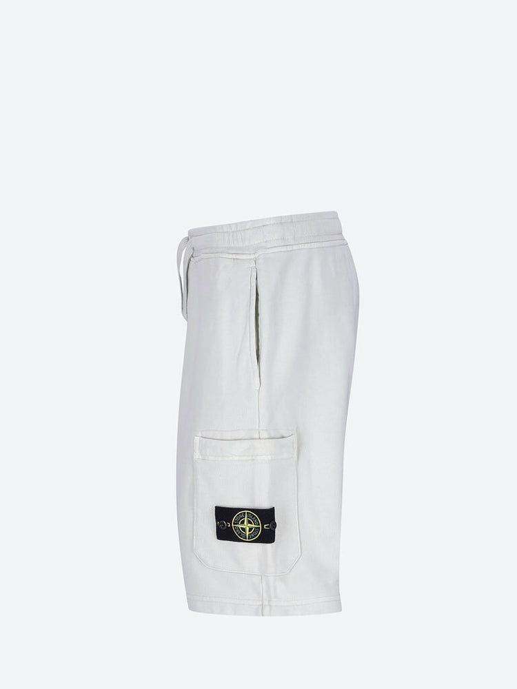 Stretch cotton fleece shorts 2