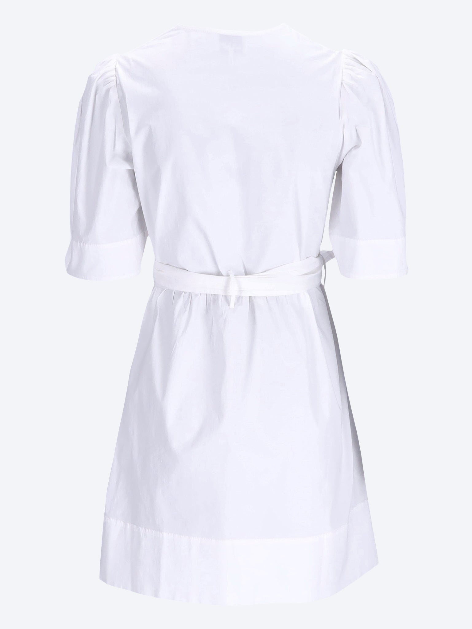 Stretch cotton mini tie strap dress 3