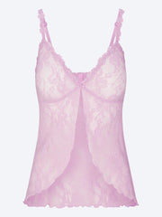 Stretch lace babydoll top ref: