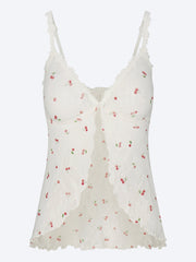 Stretch lace babydoll top ref: