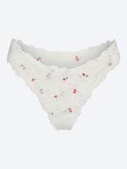 Stretch lace dipped thong ref: