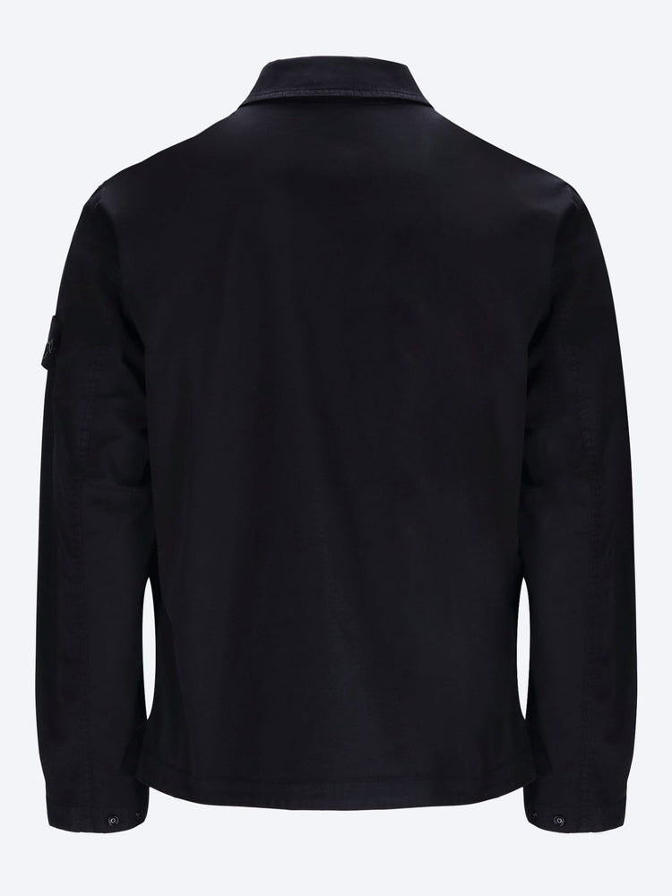 Stretch organic cotton twill shirt 3