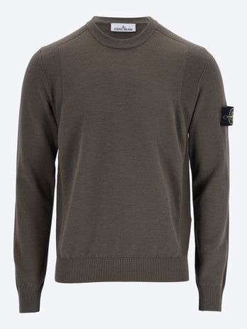 Stretch rws wool crew neck