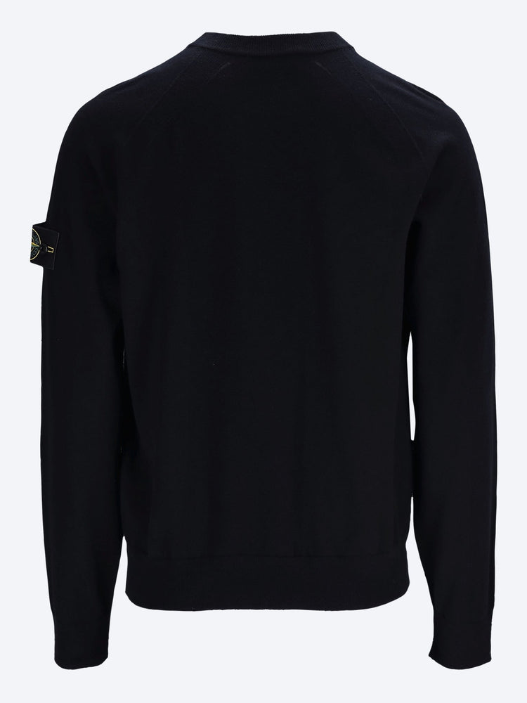 Stretch rws wool crewneck sweater 3