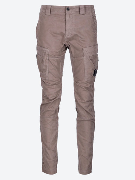 Stretch sateen lens cargo pants