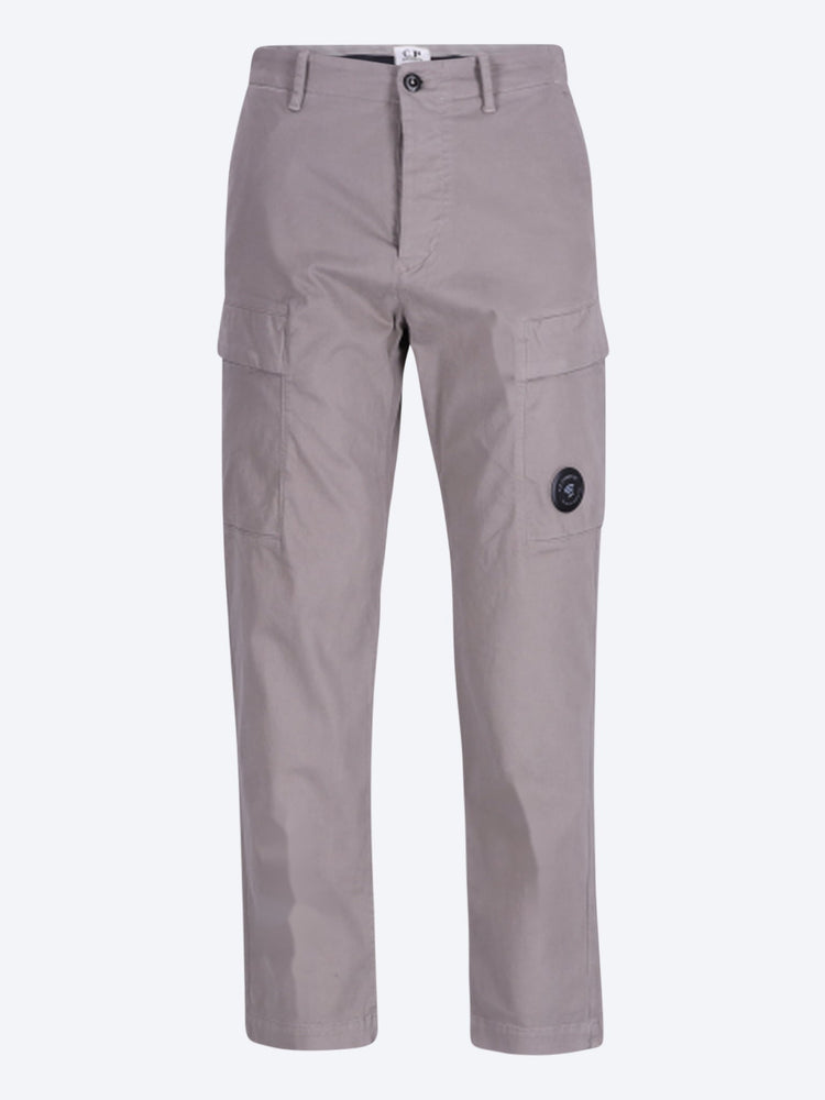 Pantalon cargo régulier en satin stretch 1