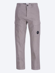 Pantalon cargo régulier en satin stretch ref: