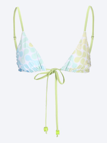String beaded bikini top