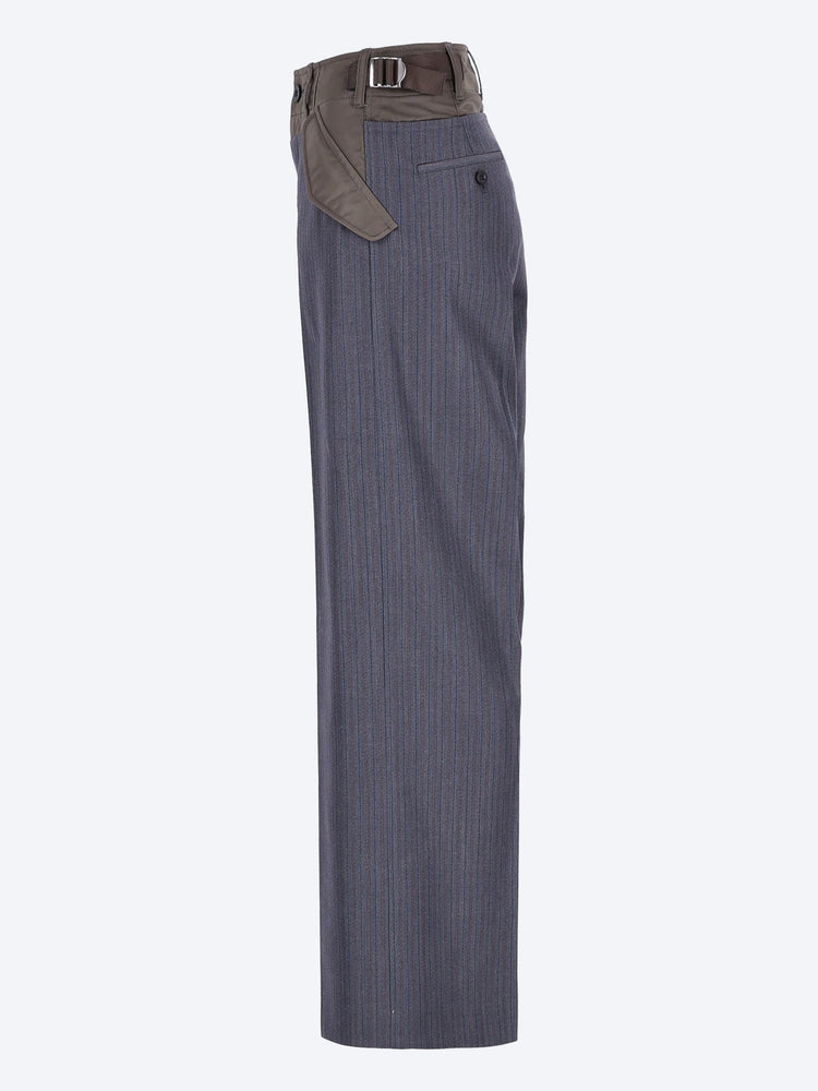 SACAI 18AW STRIPE TROUSERS サイズ1 ネイビー 18-04018 サカイ ストライプ グレンチェック パンツ Sacai Pants \u2013 Parlour X
