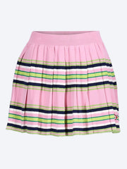 Stripe mini pleated skirt ref: