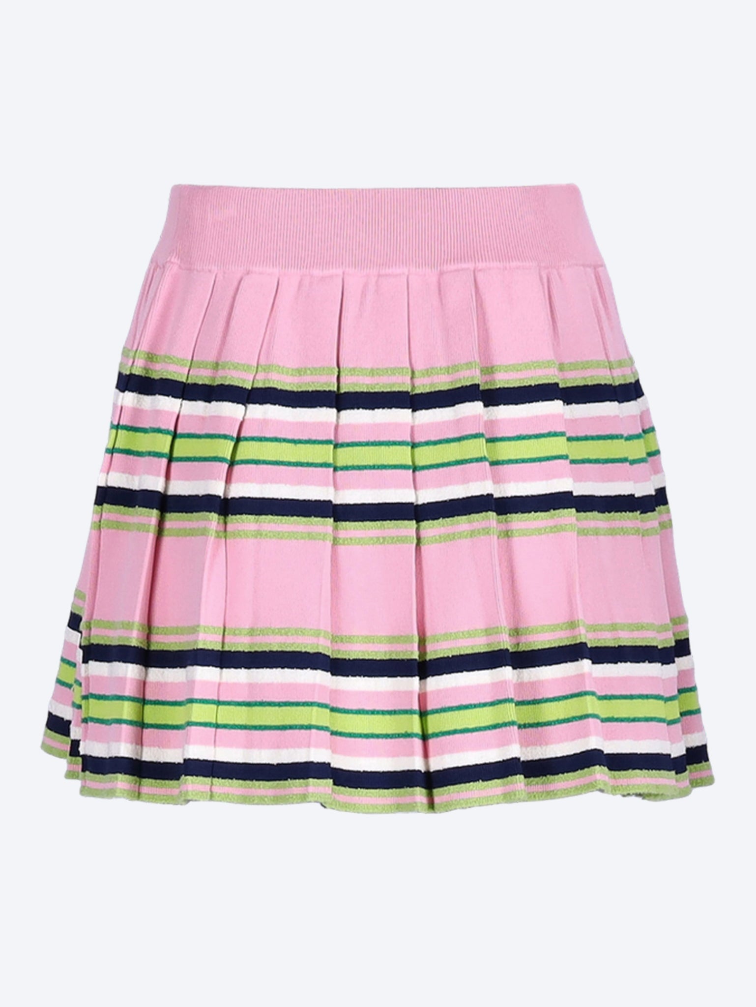Stripe mini pleated skirt 3