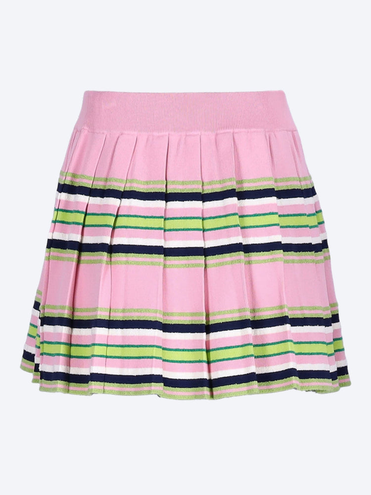 Stripe mini pleated skirt 3