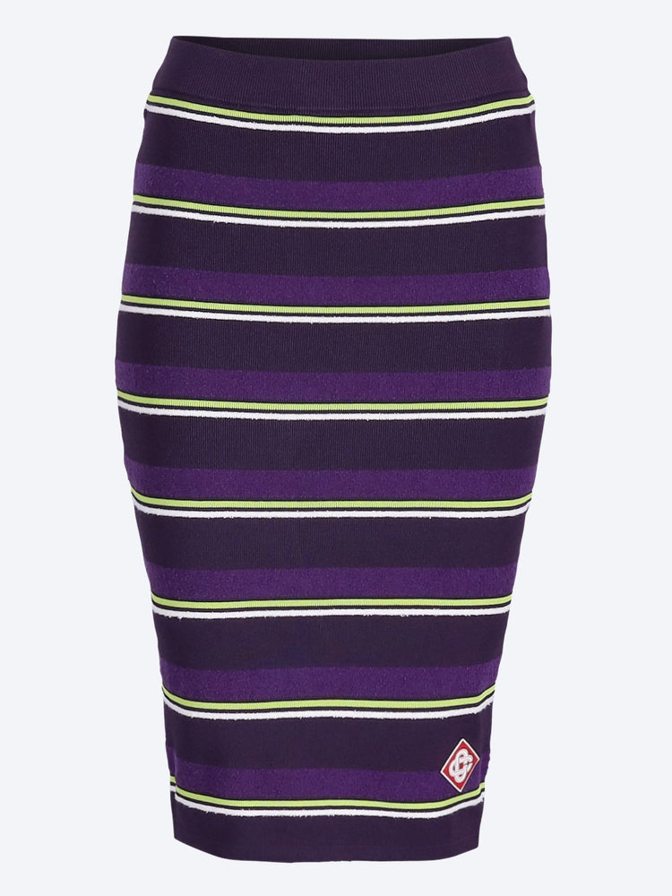 Stripe pencil skirt 1
