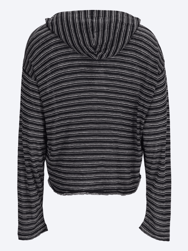 Striped jersey layering hoodies 3