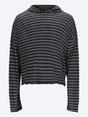 Striped jersey layering hoodies ref: