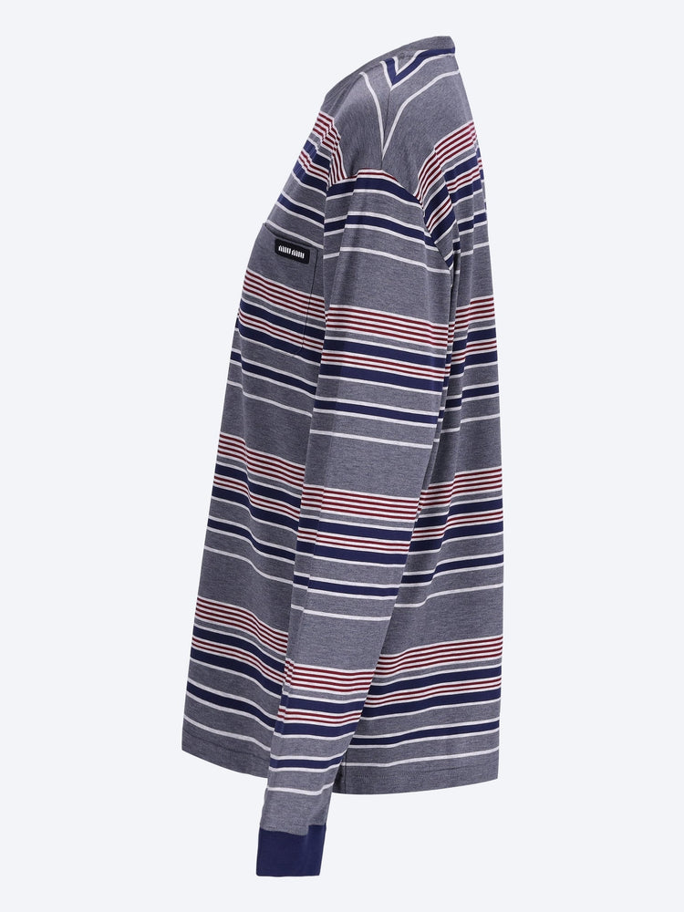 Striped jersey sweater 2