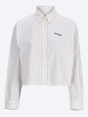 Striped poplin shirt ref:
