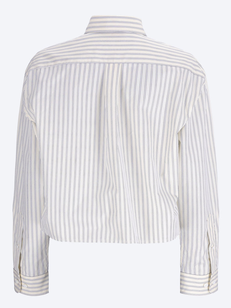 Striped poplin shirt 3