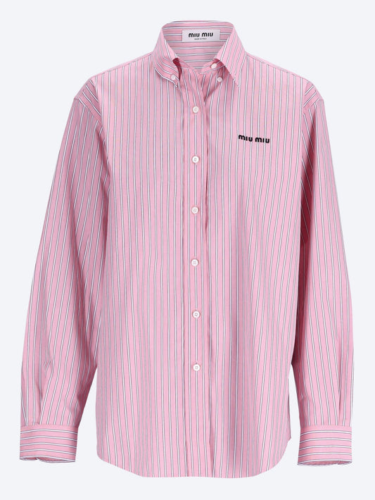  Chemise en popeline rayée FEMME-VÊTEMENTS CHEMISES MIU MIU SMETS
