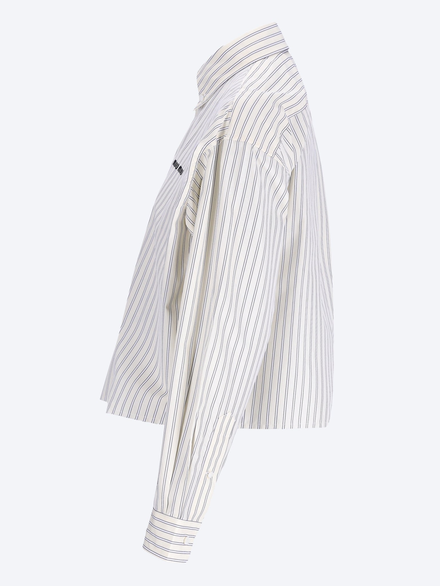 Striped poplin shirt 2