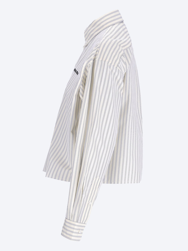 Striped poplin shirt 2