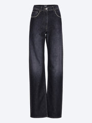 Studs washed jeans ref: