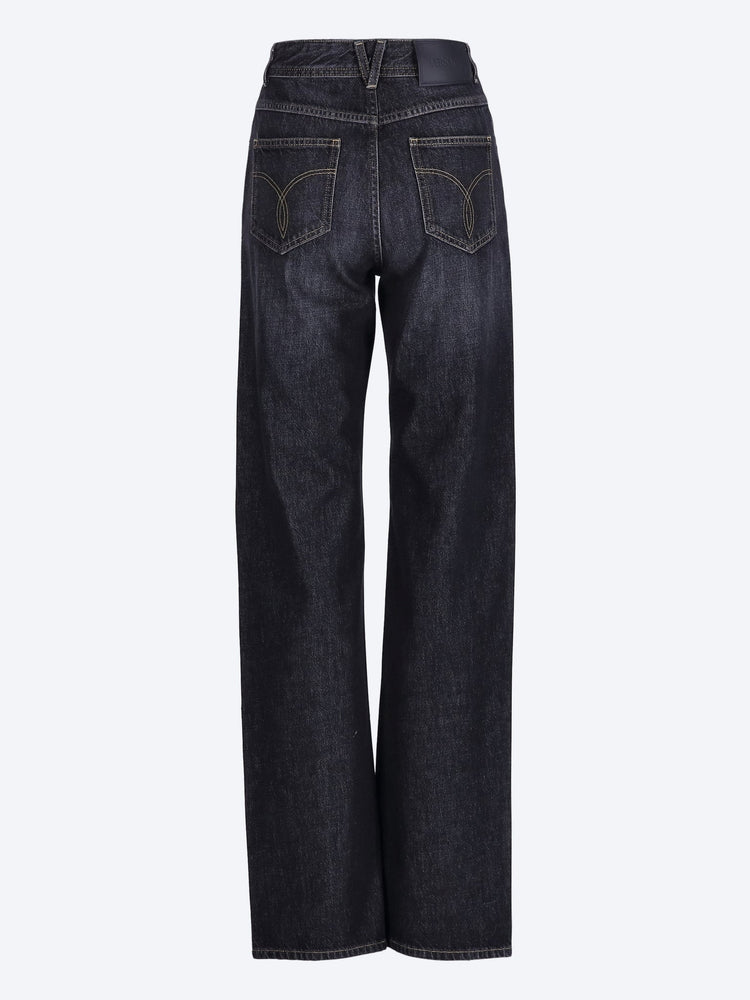 Studs washed jeans 3