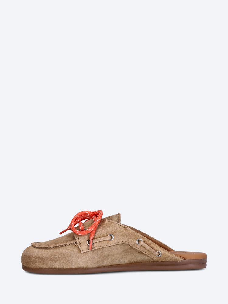 Boots-Loafer-Pantoletten aus Wildleder 4