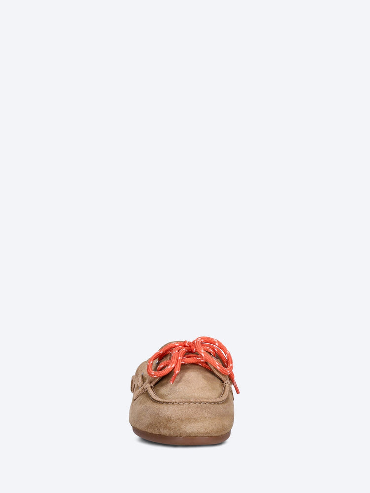 Boots-Loafer-Pantoletten aus Wildleder 8