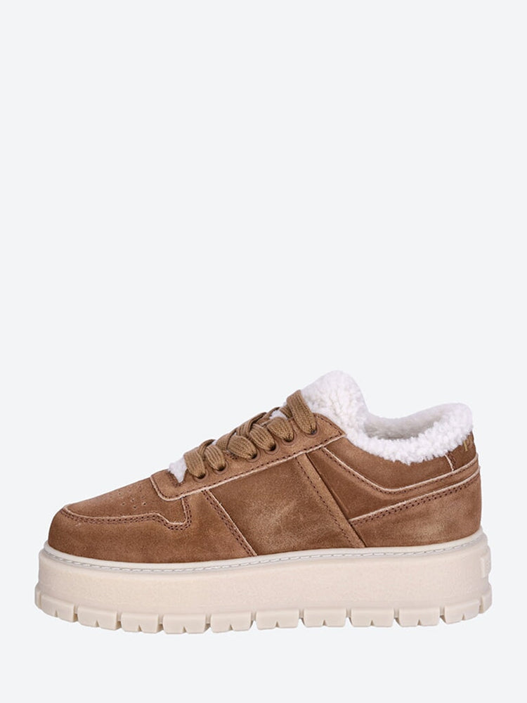 Suede fur linig sneakers 4