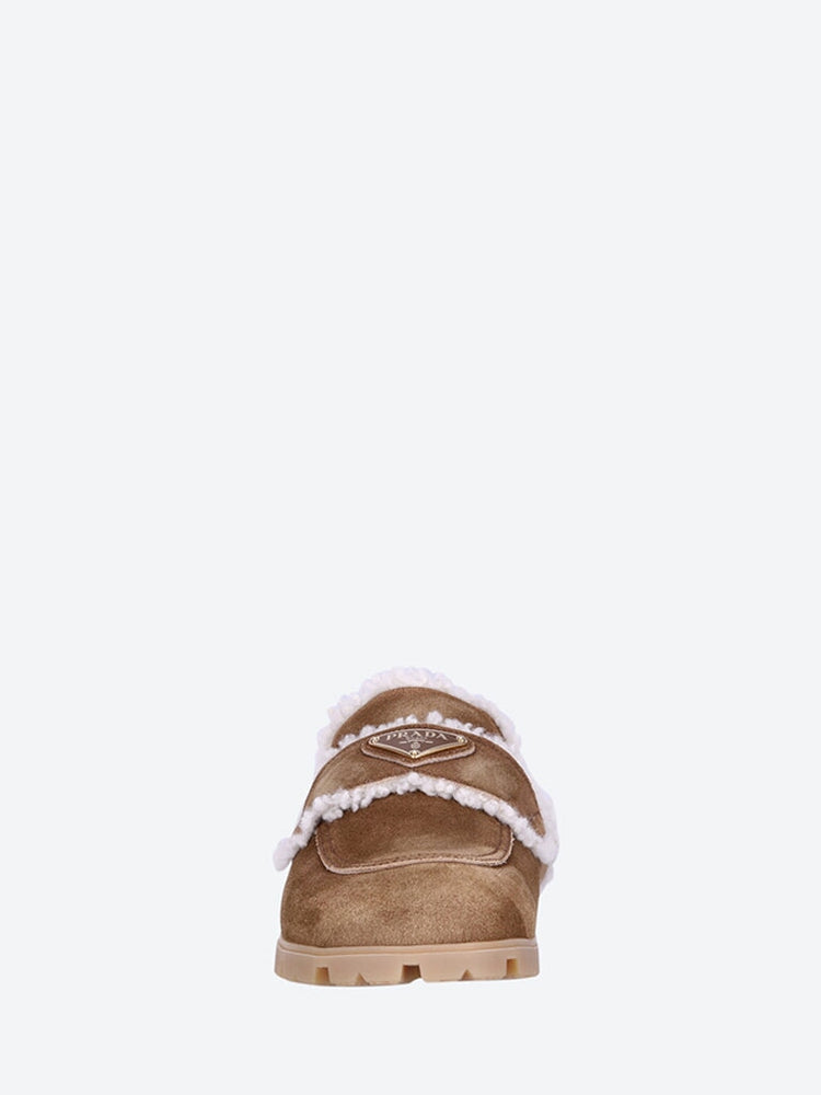 Suede fur winter loafers 3