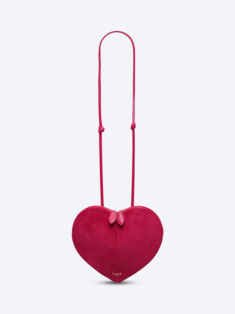 Suede le coeur shoulder bag 1