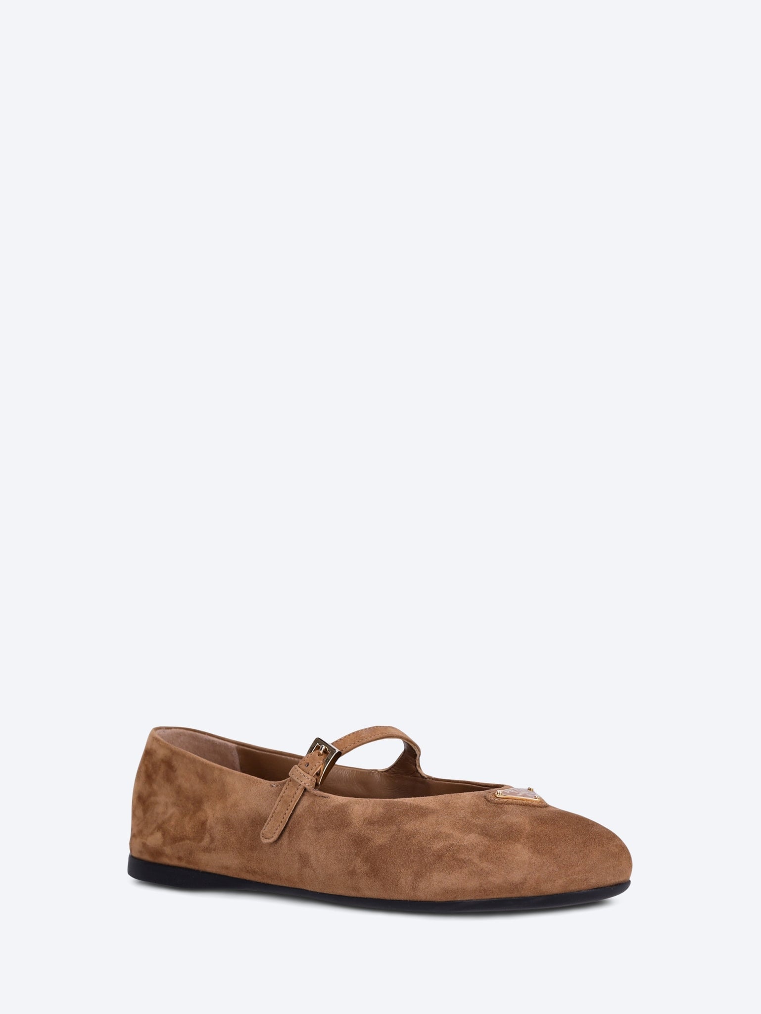 Suede leather ballerinas 2