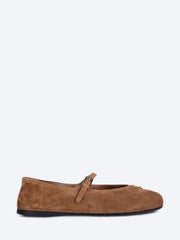Suede leather ballerinas ref:
