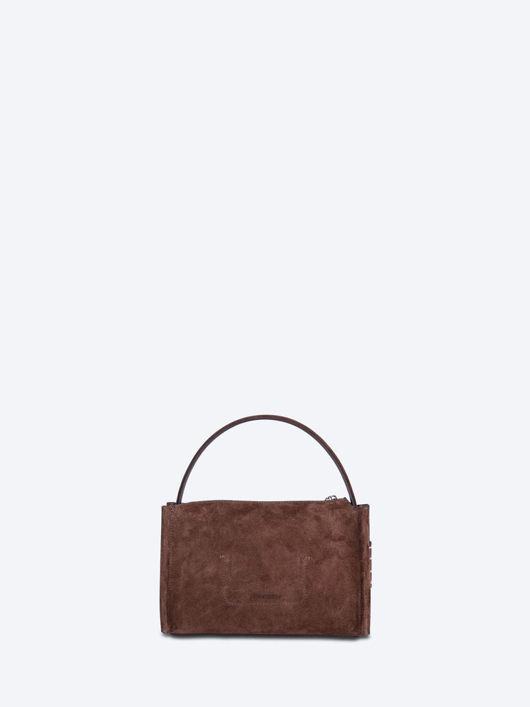 Suede small loafer bag 5