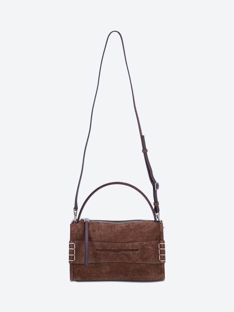 Suede small loafer bag 3