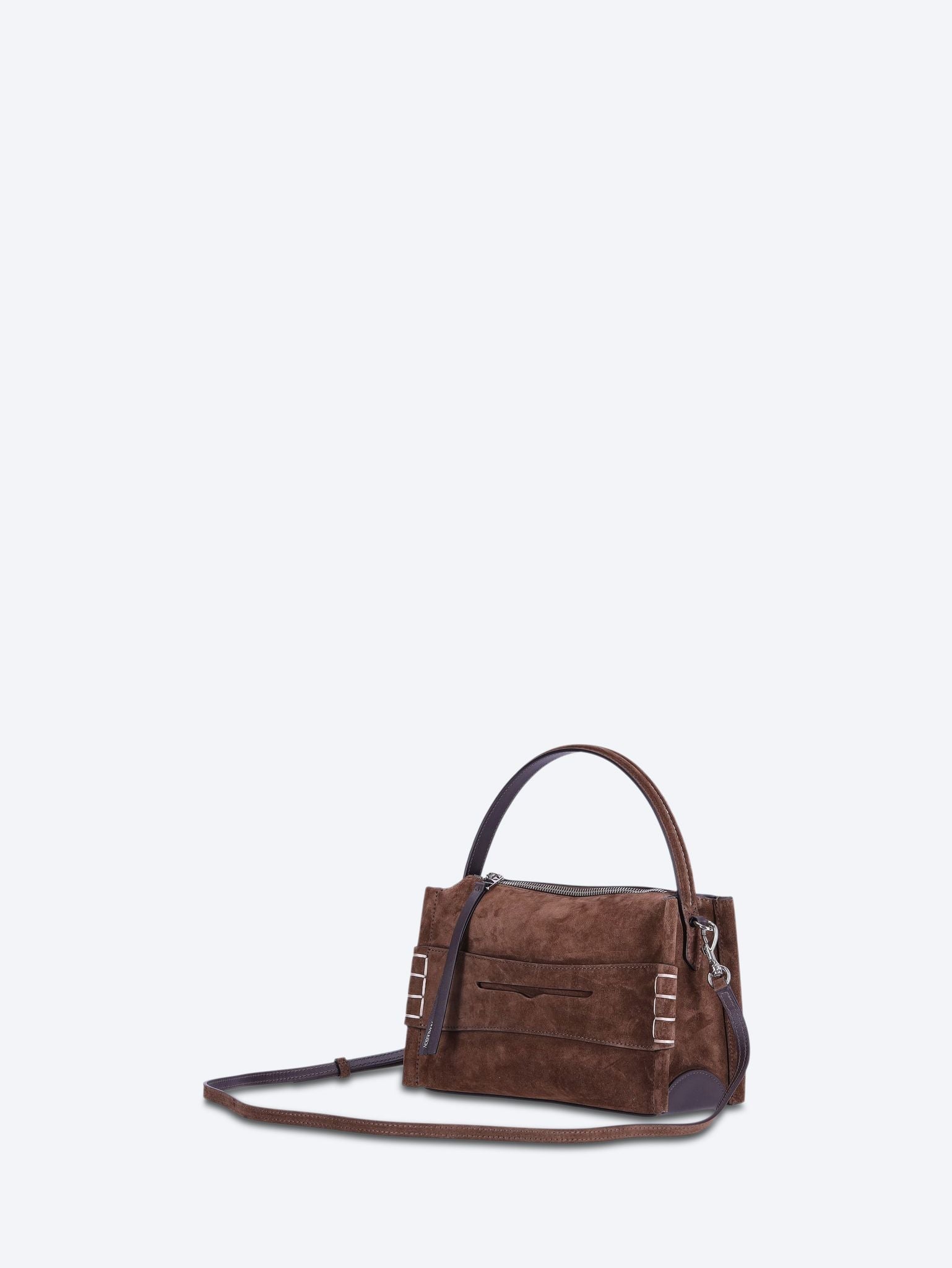 Suede small loafer bag 2