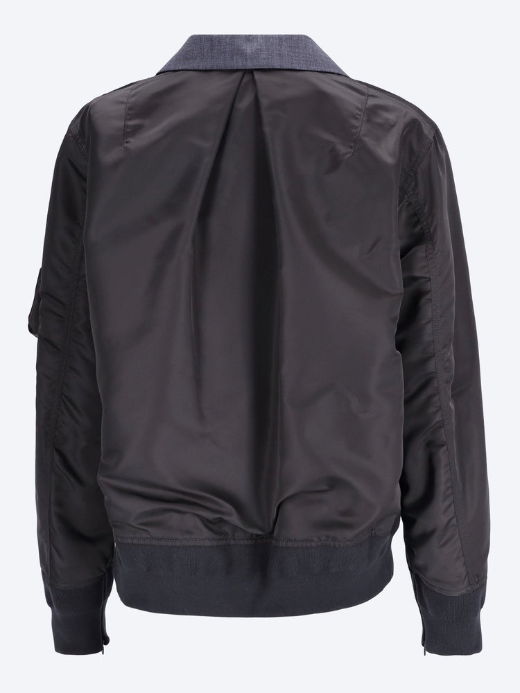 Suiting x nylon twill jacket 3