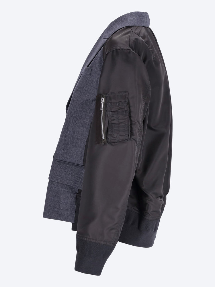 Suiting x nylon twill jacket 2