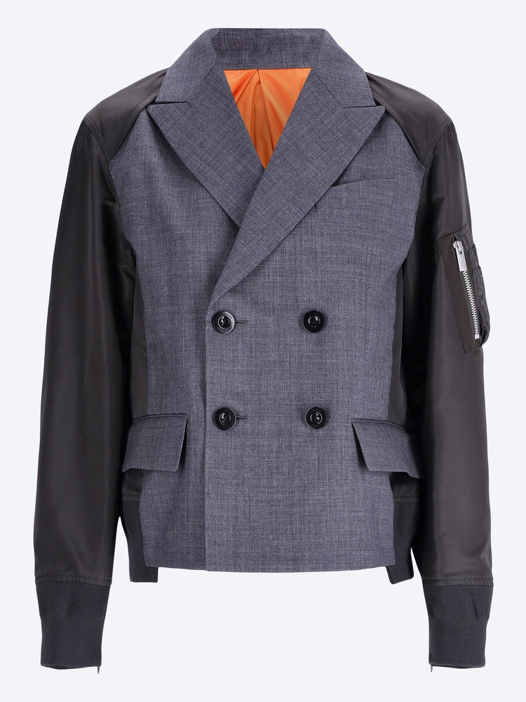 Suiting x nylon twill jacket 1