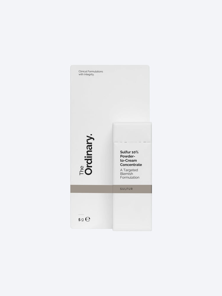 Sulfur 10% powder-to-cream concentrate 5g 4