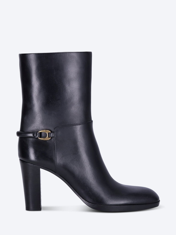 Sulpice 80 smooth leather ankle boots 1