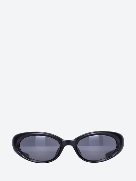 Sunglas blk frame details jelly blk