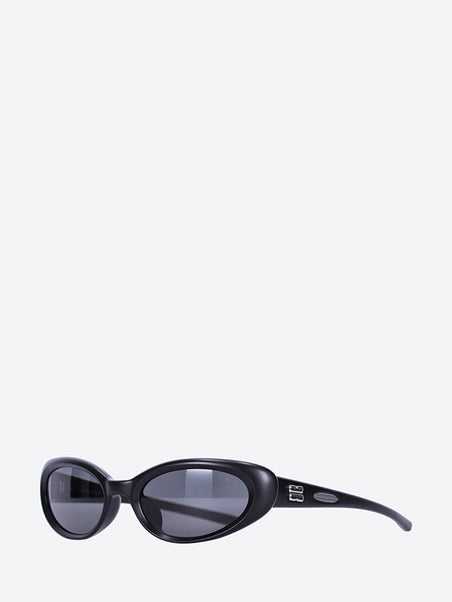 Sunglas blk frame details jelly blk