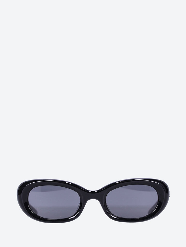 Sunglasses square shape blk frame 1