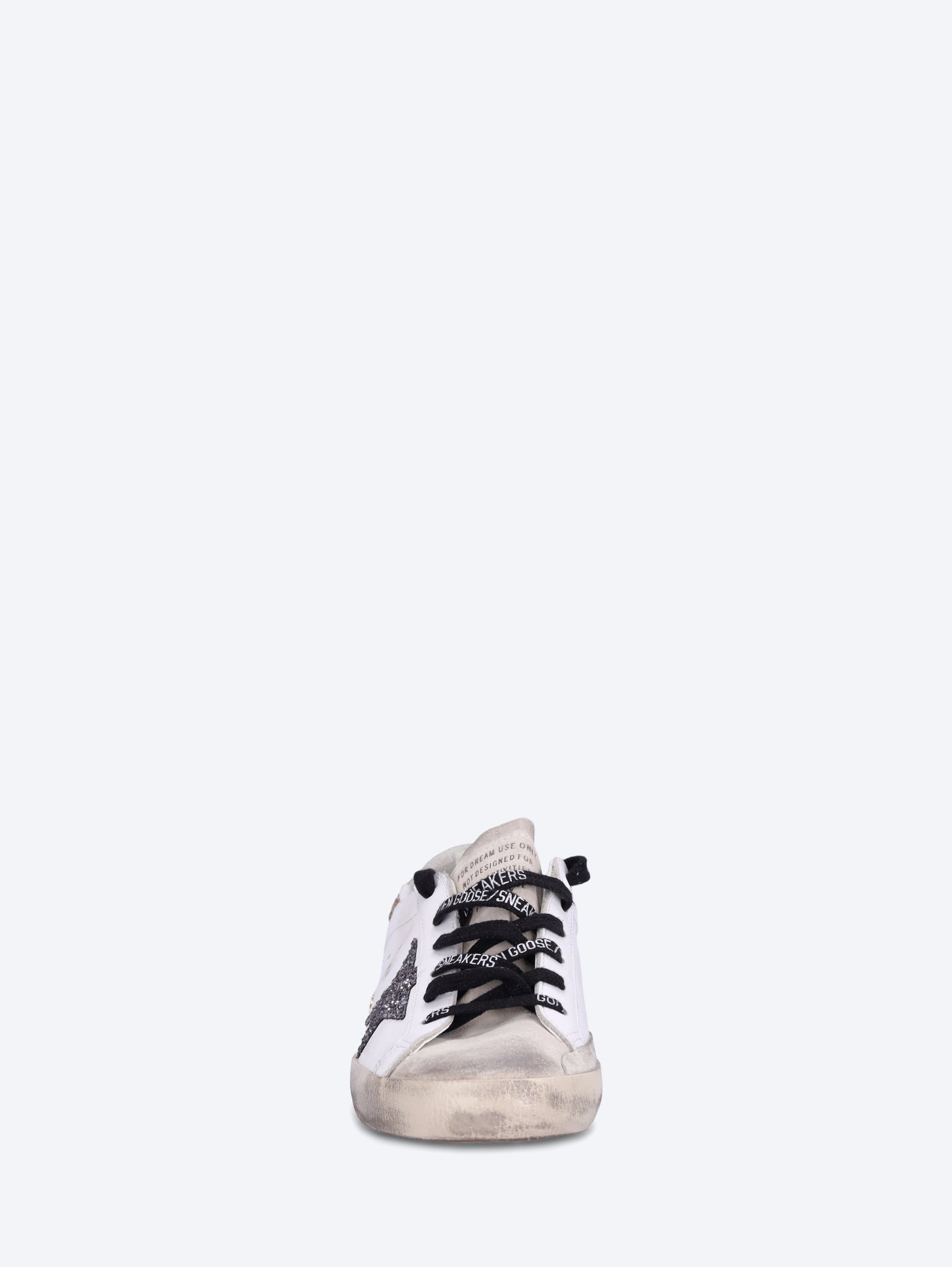 Super-star leather upper glitter star sneakers 3