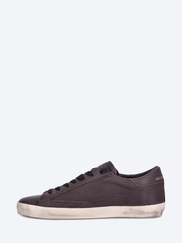 Super Star-Sneaker aus Leder mit Stern und Absatz 4