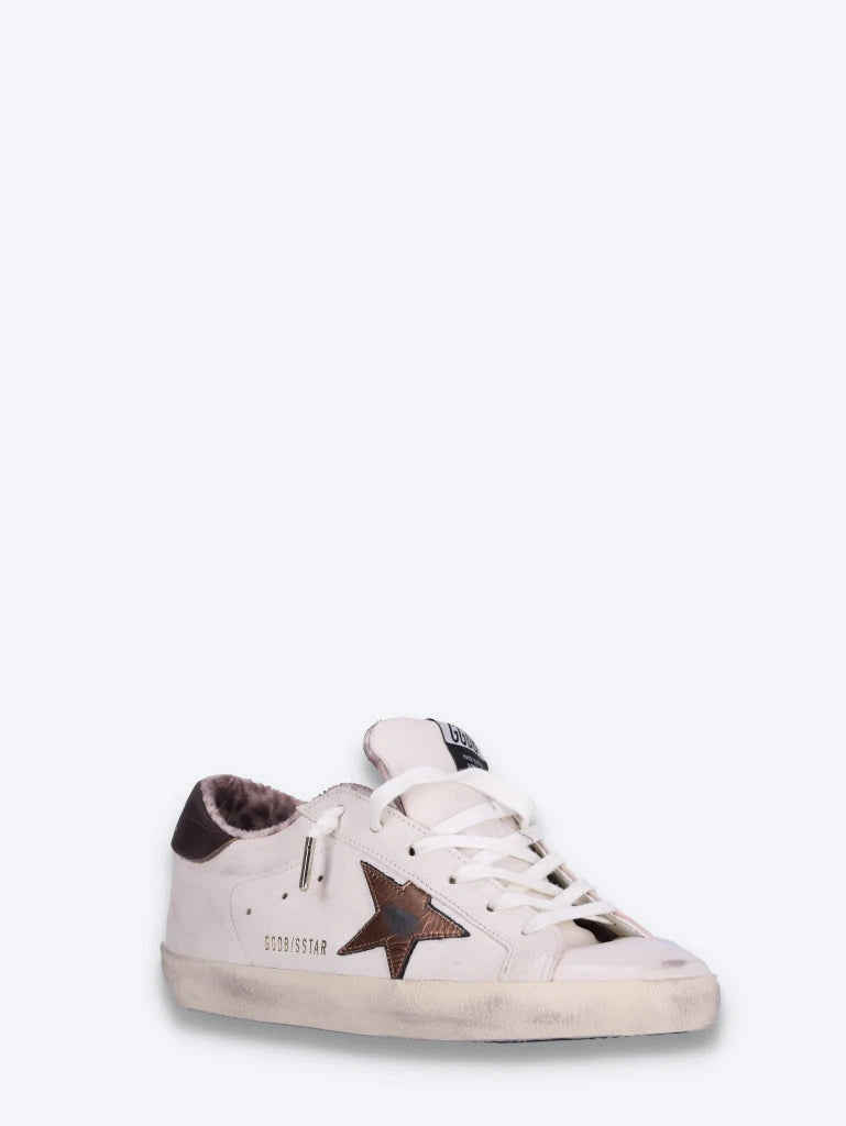 Sneakers aus Superstar-Nappaleder mit laminiertem Sternleder und Absatz 2