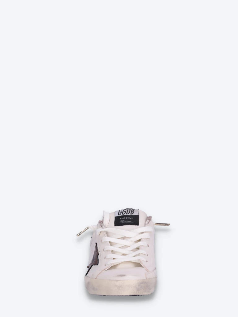 Sneakers aus Superstar-Nappaleder mit laminiertem Sternleder und Absatz 3