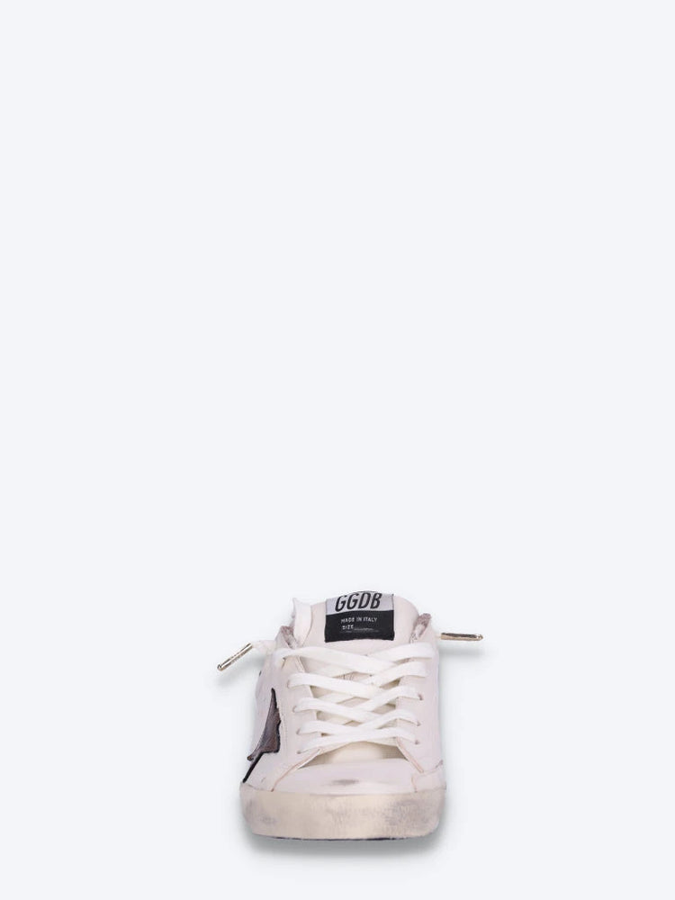 Sneakers aus Superstar-Nappaleder mit laminiertem Sternleder und Absatz 3